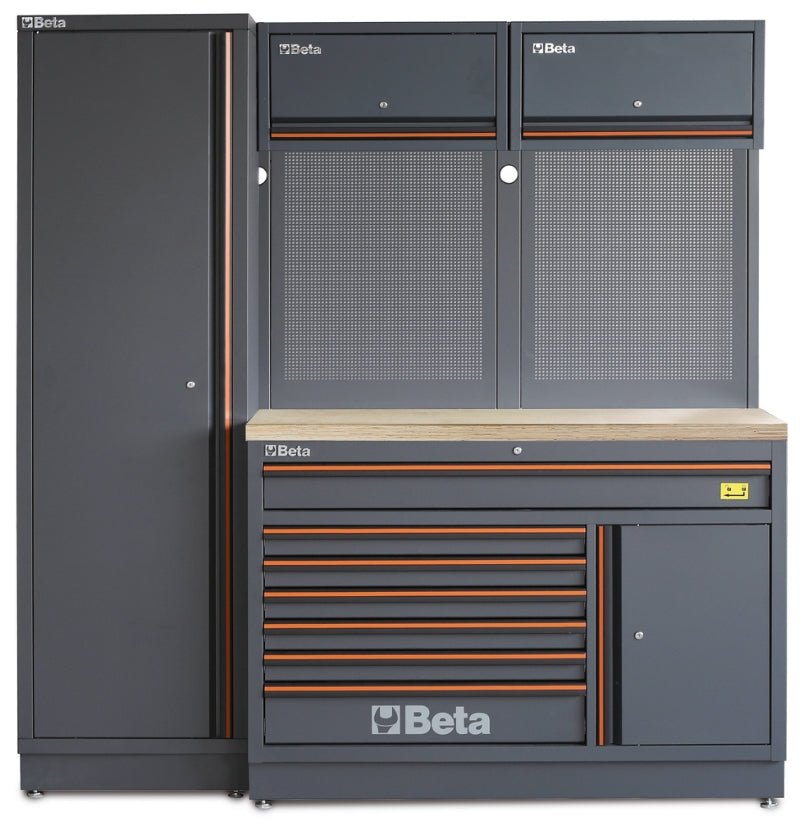 Beta C45PRO 2.0 Modular Workbench Combos – Stainless or Wood - 045002034 - Beta - Trade Counter Direct