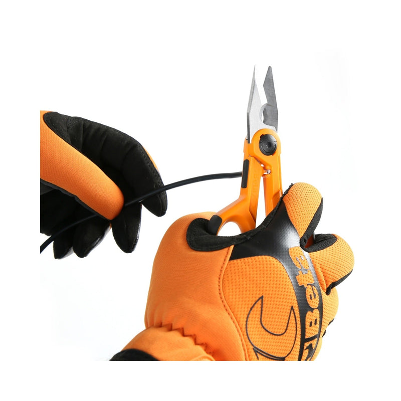 Beta Electrician's Scissors With Straight Stainless Steel Microtooth Blades And Crimping Function - 1128FX - WEB-011280090 - Beta - Trade Counter Direct