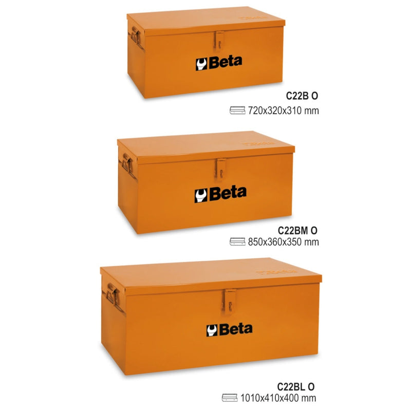 Beta Empty Tool Box 1010 X 410 X 400 Mm - C22B - C22BL - O - WEB-022000170 - Beta - Trade Counter Direct