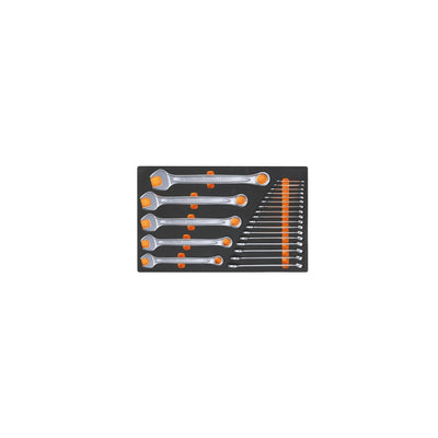 Beta Foam tray with combination wrenches - M0 - M01 - WEB-024500001 - Beta - Trade Counter Direct