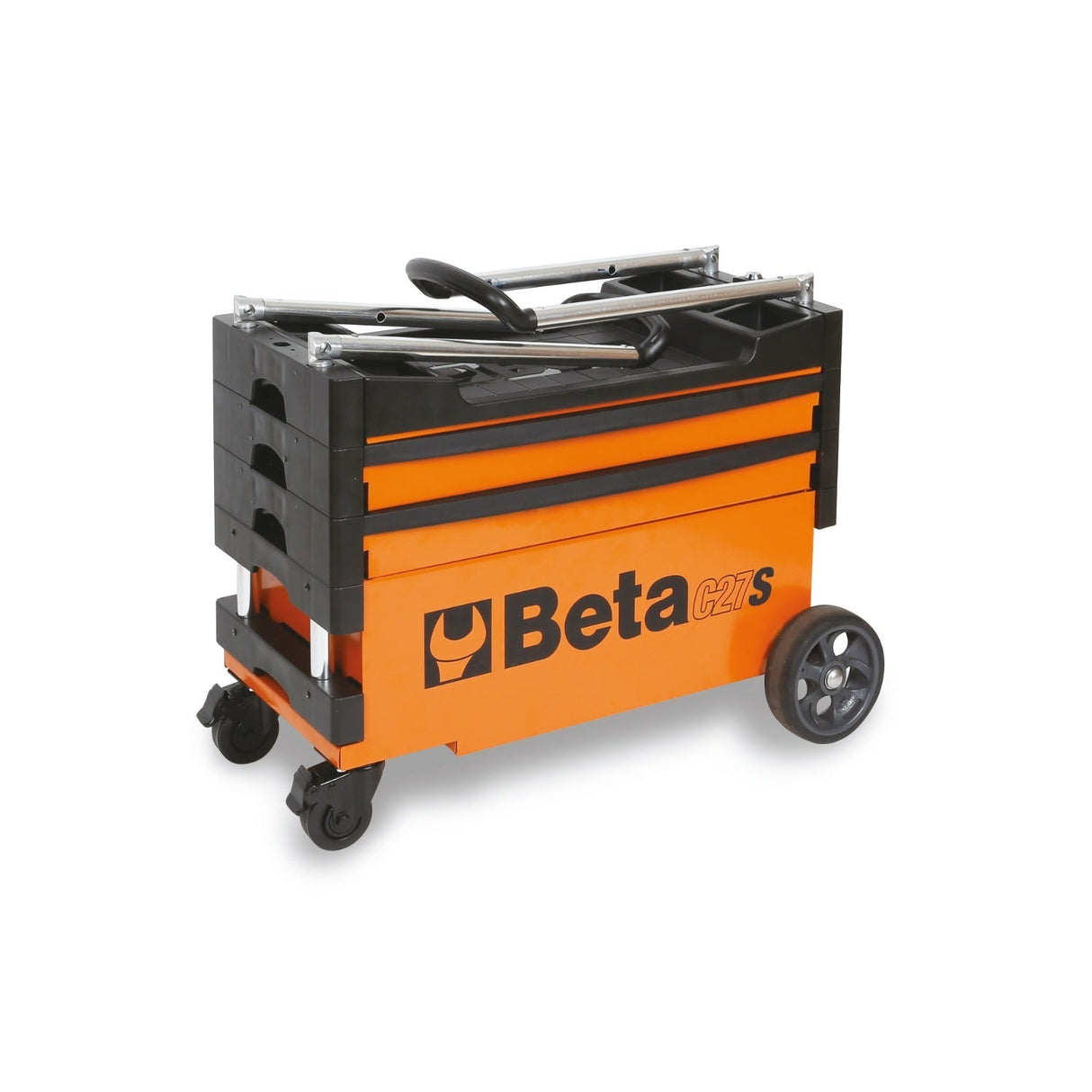 Beta Folding Tool Trolley With 2 Drawers And Lower Compartment - C27S - C27S - C27S - O - WEB-027000201 - Beta - Trade Counter Direct