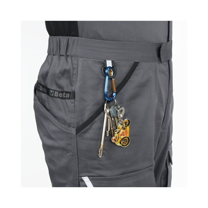 Beta Grey Cotton Stretch Work Overalls Size L - 7935MG - 7935MG L - WEB-079350403 - Beta - Trade Counter Direct