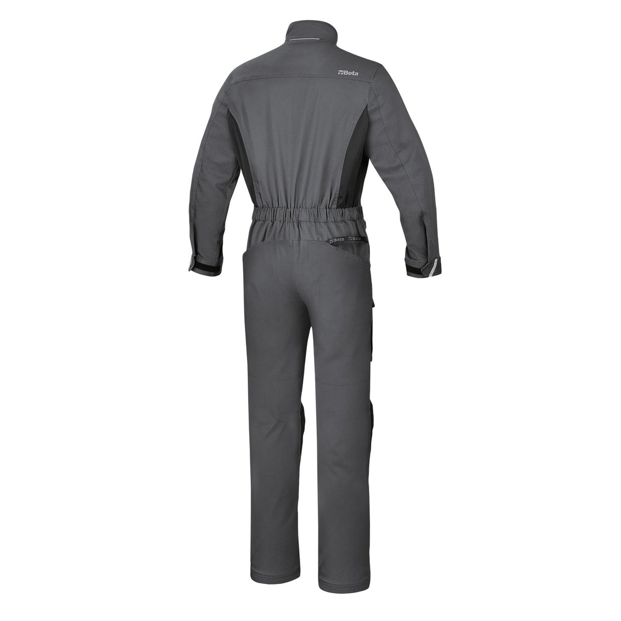 Beta Grey Cotton Stretch Work Overalls Size L - 7935MG - 7935MG L - WEB-079350403 - Beta - Trade Counter Direct