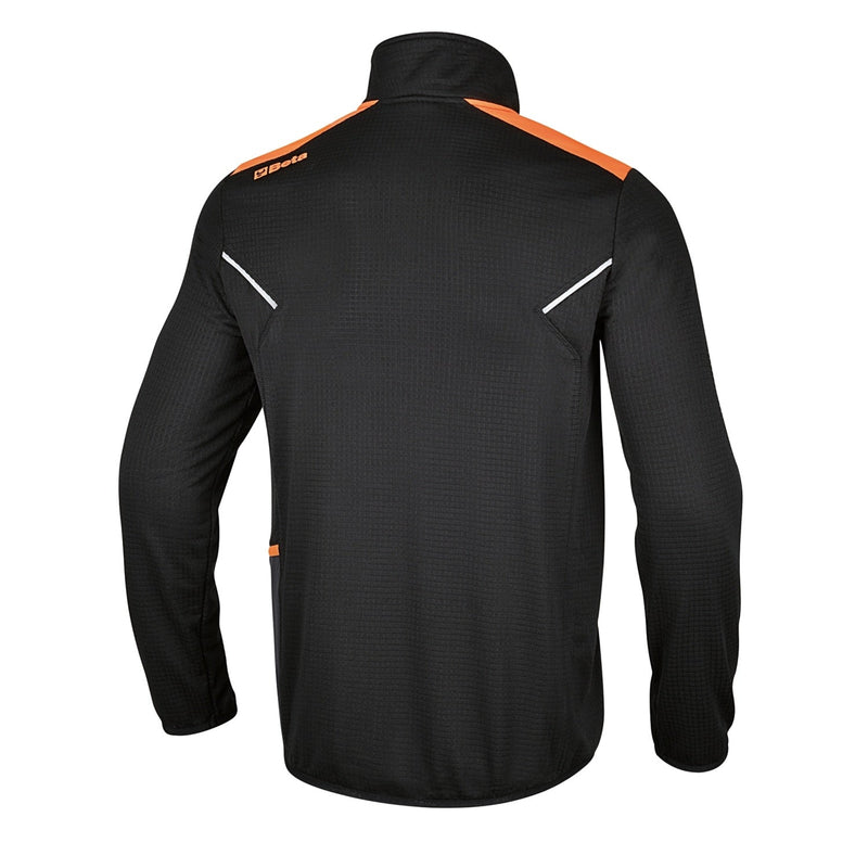 Beta Grid Microfleece Sweater - 7563N L - WEB-075630003 - Beta - Trade Counter Direct