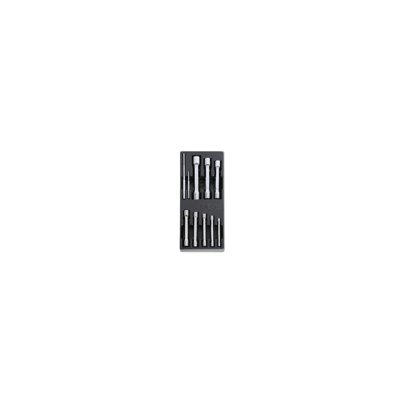 Beta Hard Thermoformed Tray With 10 Tubular Socket Wrenches - 930 - T73 - WEB-024240073 - Beta - Trade Counter Direct
