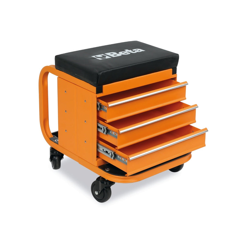 Beta Heavy - Duty Creeper With Tool Chest - 2258N - O - WEB-022580021 - Beta - Trade Counter Direct