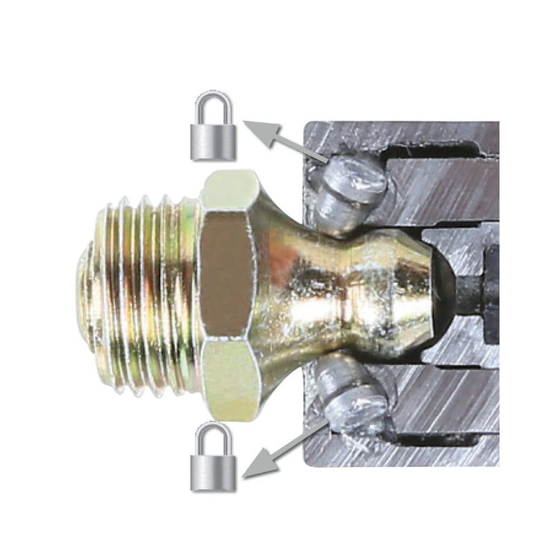 Beta High - Pressure Self - Locking 6 - Pin Grease Nozzle M10X1 - 1750TA - WEB-017500111 - Beta - Trade Counter Direct
