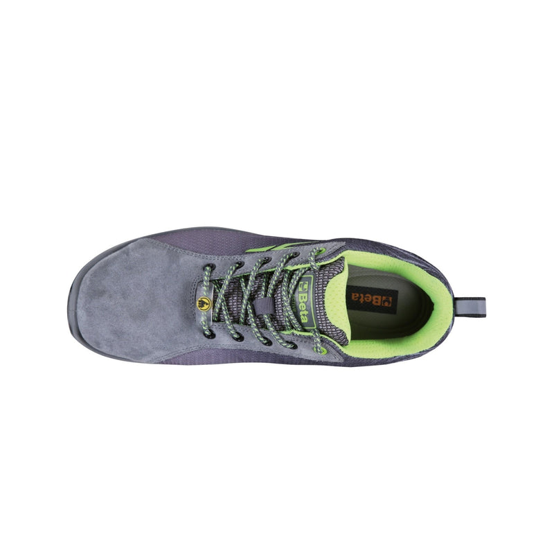 Beta Highly Breathable Mesh And Suede Safety Shoe With Heel Stability Support Size 35 - 7316NG - 7316NG 35 - WEB-073160635 - Beta - Trade Counter Direct