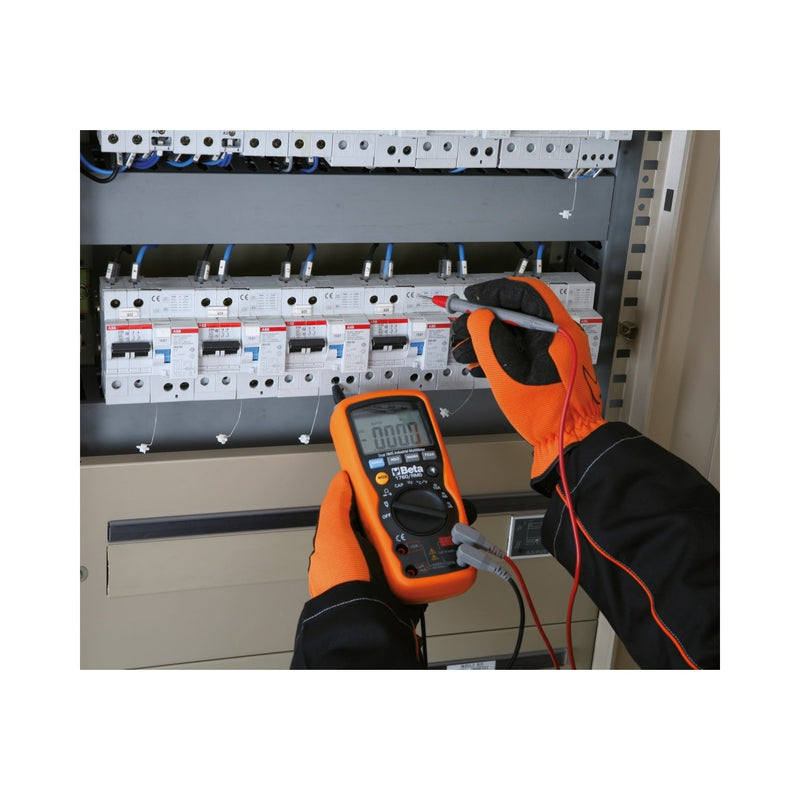Beta Industrial Digital Multimeter With True Rms And Ip67 Protection - 1760/RMS - WEB-017600020 - Beta - Trade Counter Direct