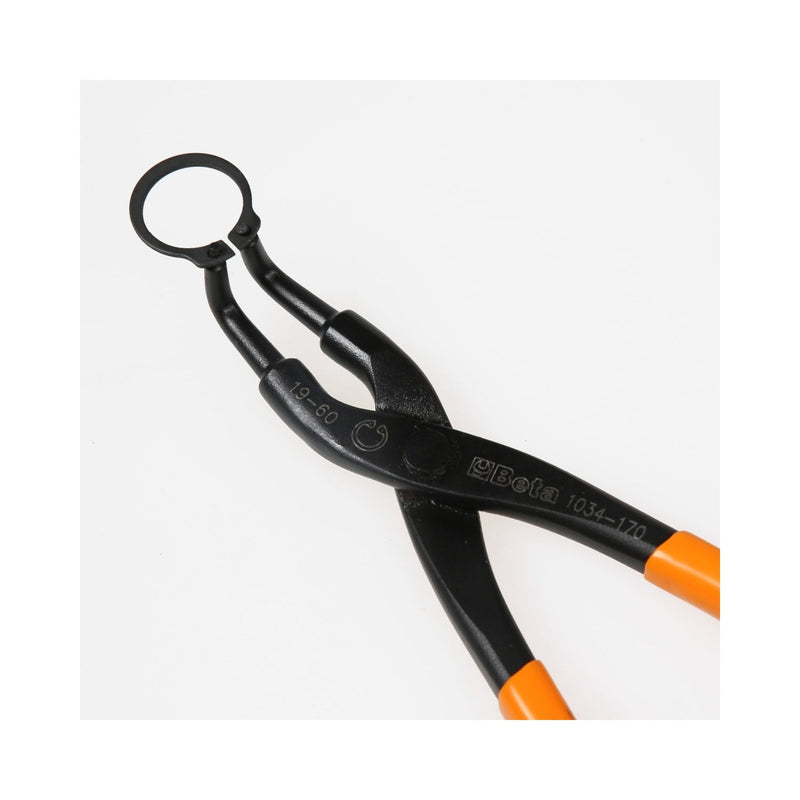 Beta Internal Circlip Pliers Bent Pattern 90° - 1034 130X13 - WEB-010340014 - Beta - Trade Counter Direct