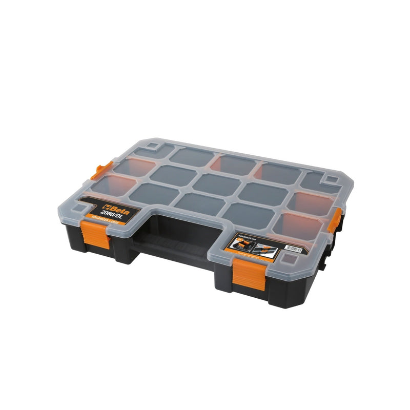 Beta Large Organiser Tool Case With 15 Compartments And 8 Removable Partitions - 2080/DL - WEB-020800211 - Beta - Trade Counter Direct