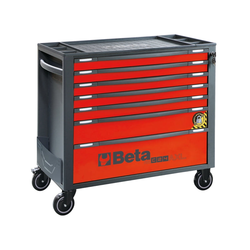 Beta Mobile roller cab with 7 drawers, with anti - tilt system, long model - RSC24AXL/7 - RSC24AXL/7 - O - WEB-024004271 - Beta - Trade Counter Direct