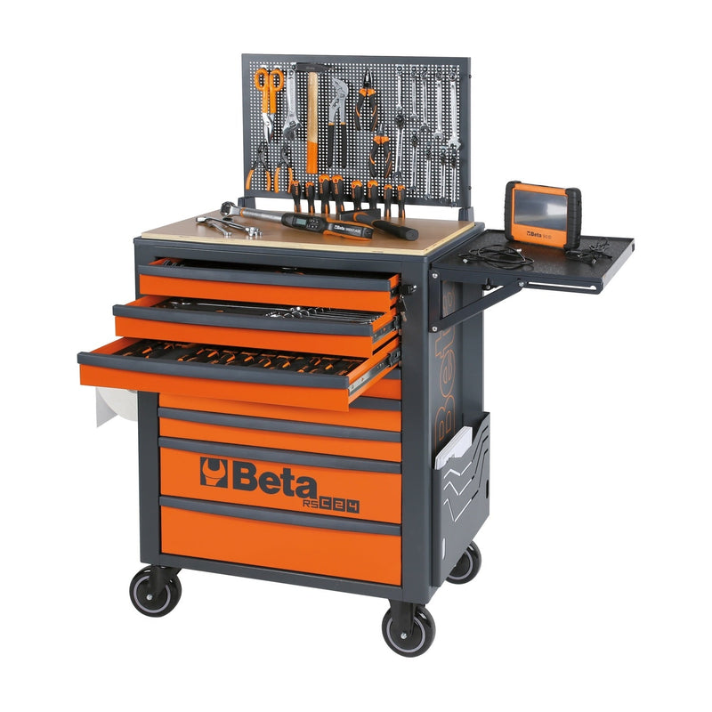 Beta Mobile roller cab with 8 drawers - RSC24/8 - A - WEB-024004087 - Beta - Trade Counter Direct