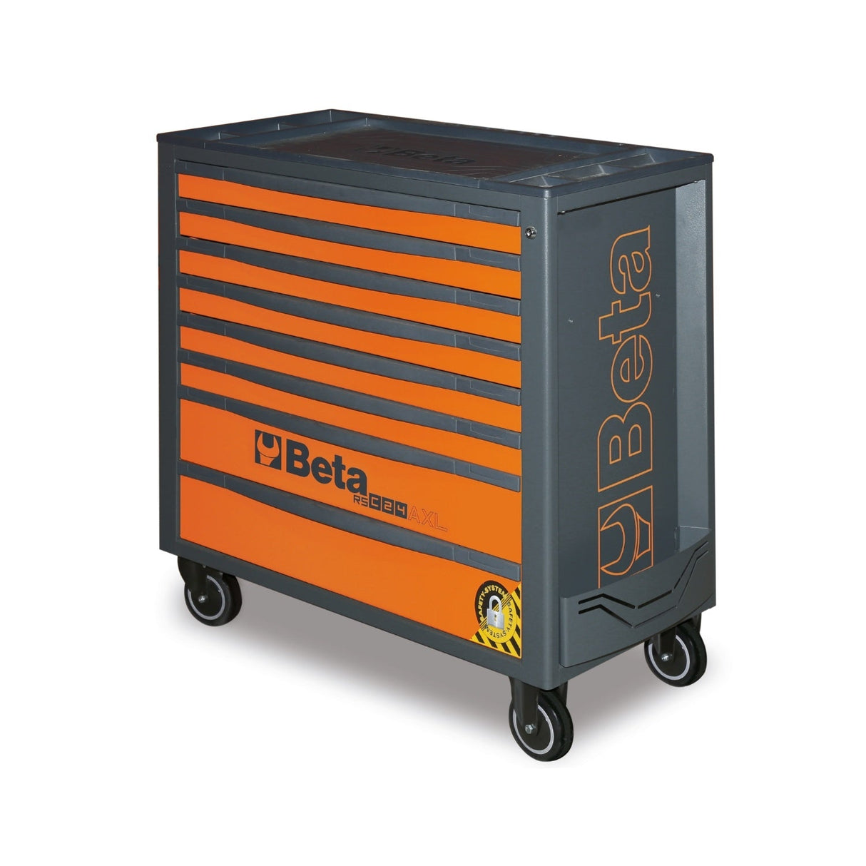 Beta Mobile roller cab with 8 drawers, with anti - tilt system, long model - RSC24AXL/8 - RSC24AXL/8 - R - WEB-024004283 - Beta - Trade Counter Direct