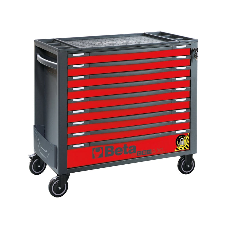 Beta Mobile roller cab with 9 drawers, with anti - tilt system, long model - RSC24AXL/9 - RSC24AXL/9 - O - WEB-024004291 - Beta - Trade Counter Direct