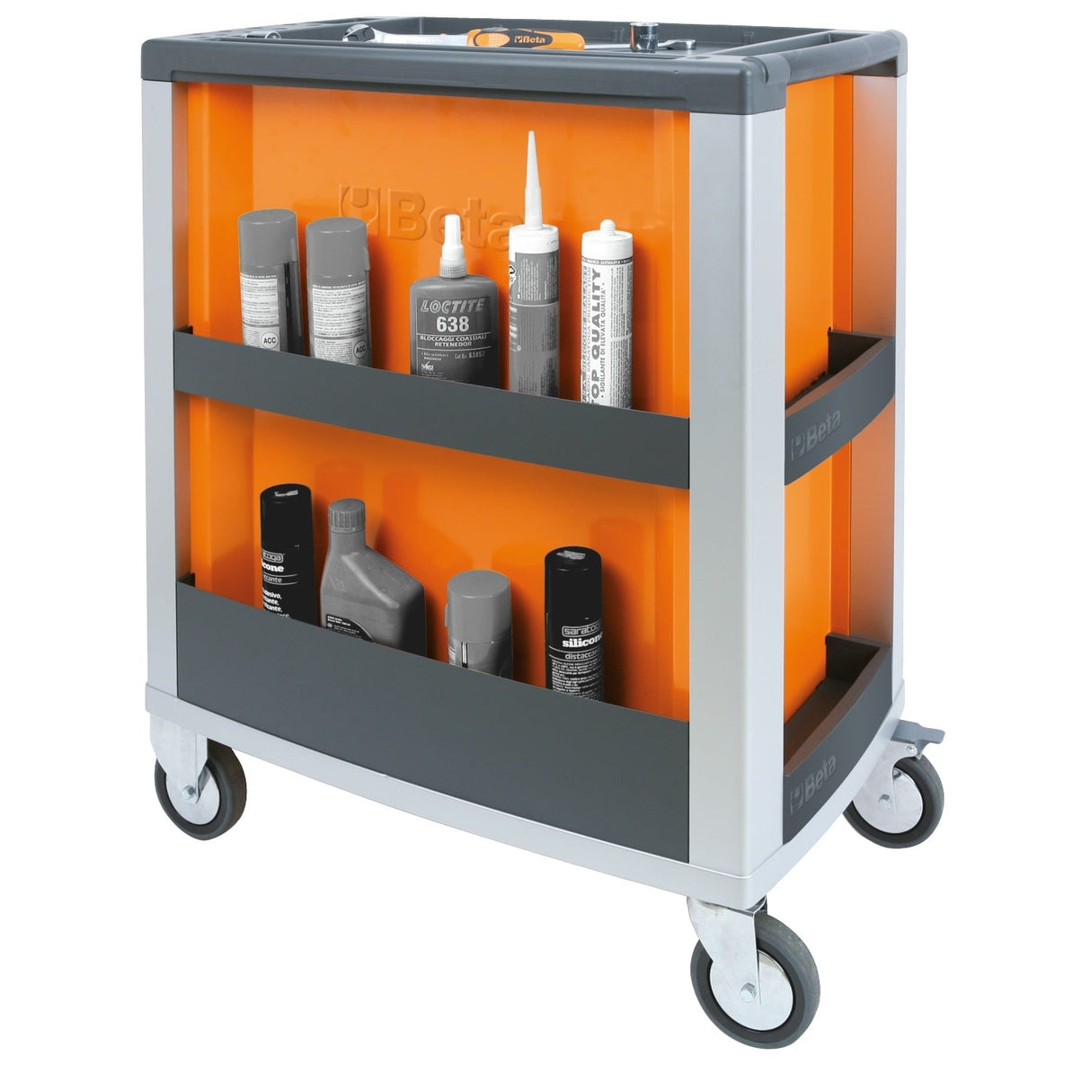 Beta Mobile Roller Cab With Eight Drawers - C39/8 - C39 - 8/R - WEB-039000043 - Beta - Trade Counter Direct