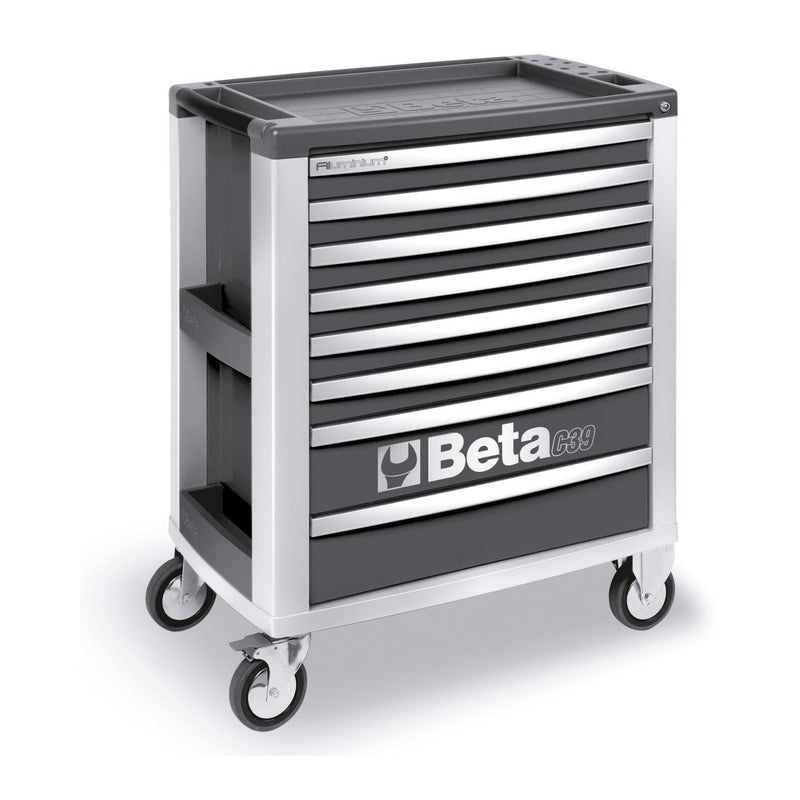 Beta Mobile Roller Cab With Eight Drawers - C39/8 - C39 - 8/R - WEB-039000043 - Beta - Trade Counter Direct