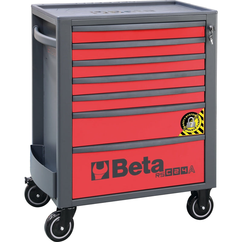 Beta Mobile Roller Cabinet With 7 Drawers And Anti - Tilt System - RSC24A/7 - RSC24A/7 - R - WEB-024004173 - Beta - Trade Counter Direct