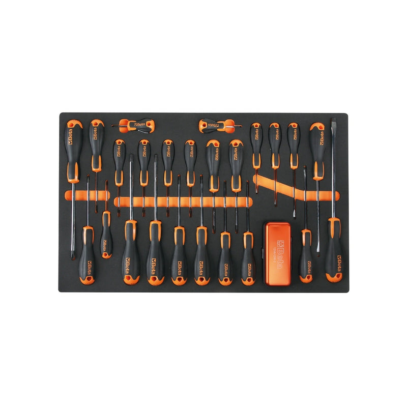 Beta Mobile Roller Cabinet With 8 Drawers And 411 - Tool Assortment - 2400 RSC24A/8 - VIL - 2400 RSC24A/8 - VIL/A - WEB-024004909 - Beta - Trade Counter Direct