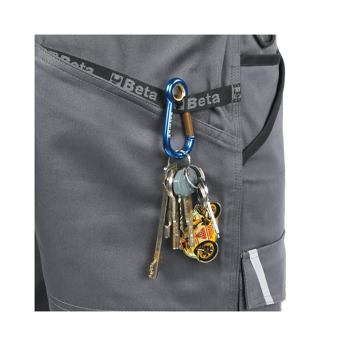 Beta Multipocket Work Trousers Grey - 7930MG L - WEB-079300403 - Beta - Trade Counter Direct
