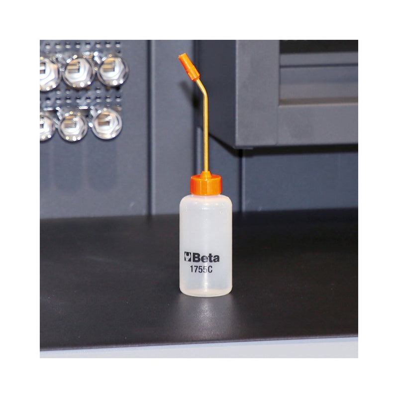 Beta Plastic Oil Can With Curved Spout - 1755C 125 - WEB-017550112 - Beta - Trade Counter Direct