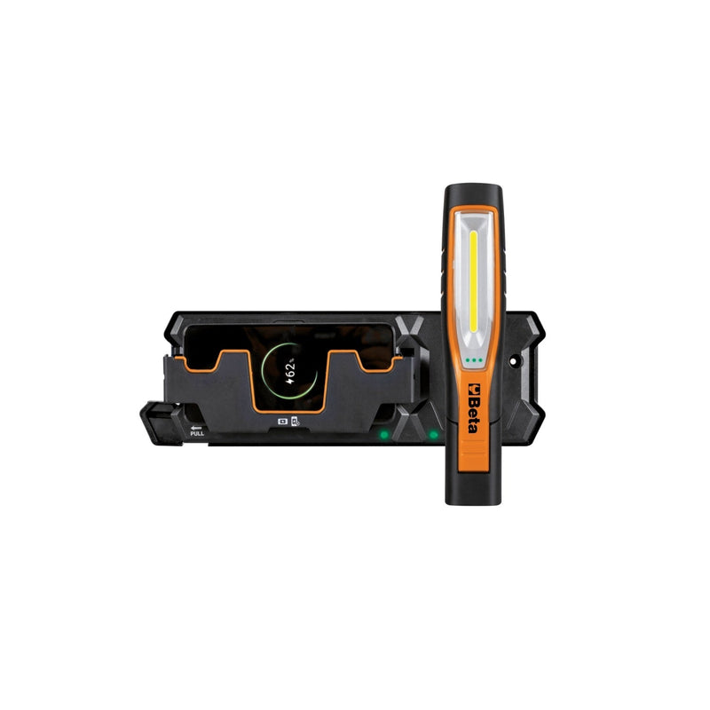 Beta Rechargeable, articulated LED inspection lamp, with wireless charger available to purchase separately - 1838SW - WEB-018380142 - Beta - Trade Counter Direct