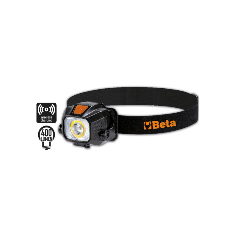 Beta Rechargeable Wireless Led Headlamp With Dual Brightness - 1836AW - WEB-018360051 - Beta - Trade Counter Direct