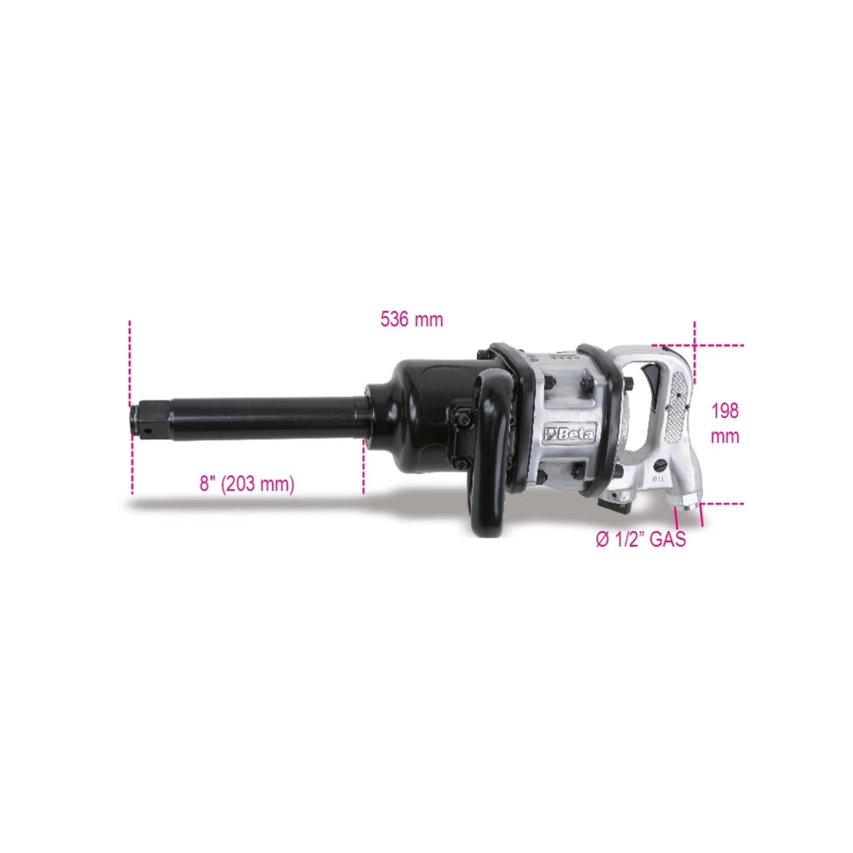 Beta reversible impact wrench - 1930LA - WEB-019300037 - Beta - Trade Counter Direct