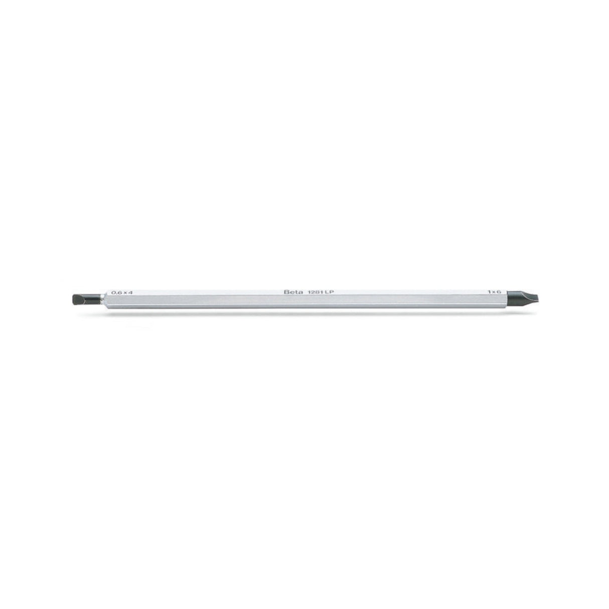 Beta Reversible Screwdriver For Slotted Head Screws 1 X 5.5 / 1.2 X 6.5 Mm - 1281LP - 1281LP/2 - WEB-012810304 - Beta - Trade Counter Direct