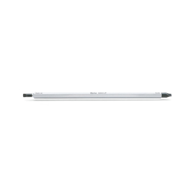 Beta Reversible Screwdriver For Slotted Head Screws 1 X 5.5 / 1.2 X 6.5 Mm - 1281LP - 1281LP/2 - WEB-012810304 - Beta - Trade Counter Direct