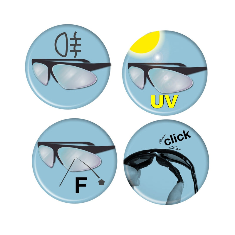 Beta Safety Glasses With Dark Polycarbonate Lenses - 7093BD - WEB-070930019 - Beta - Trade Counter Direct