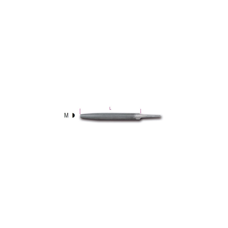 Beta Second - Cut Half - Round File 250 Mm Without Handle - 1718A...M - 1718A10/M - WEB-017180047 - Beta - Trade Counter Direct