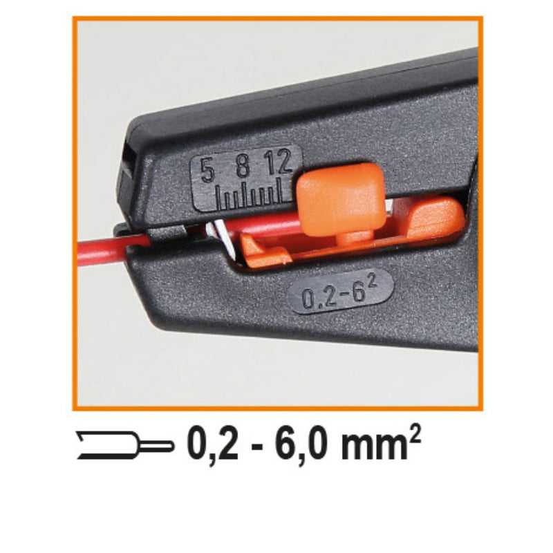 Beta Self - Adjusting Wire Stripping Pliers With Cutting Device 0.2 - 6 Mm² - 1148P - WEB-011480300 - Beta - Trade Counter Direct