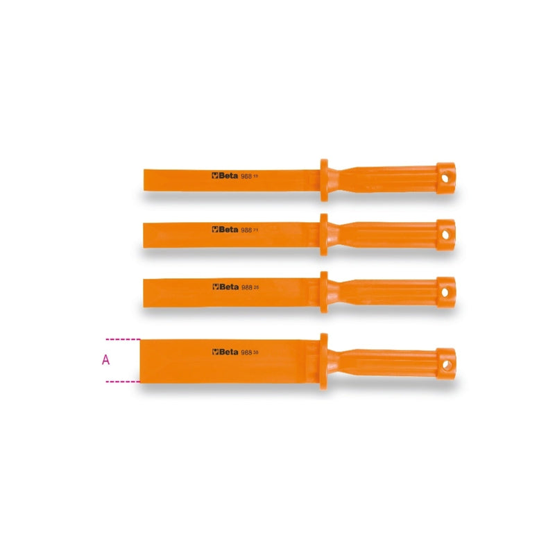 Beta Set Of 4 Scratchproof Plastic Flat Chisels - 988/K4 - WEB-009880104 - Beta - Trade Counter Direct