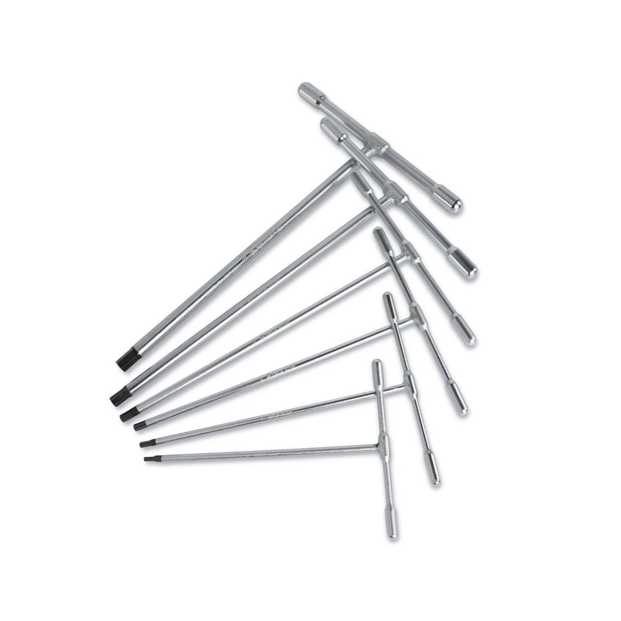 Beta Set of 6 T - handle wrenches with one hexagon male end - 951GP/S6 - WEB-009511687 - Beta - Trade Counter Direct