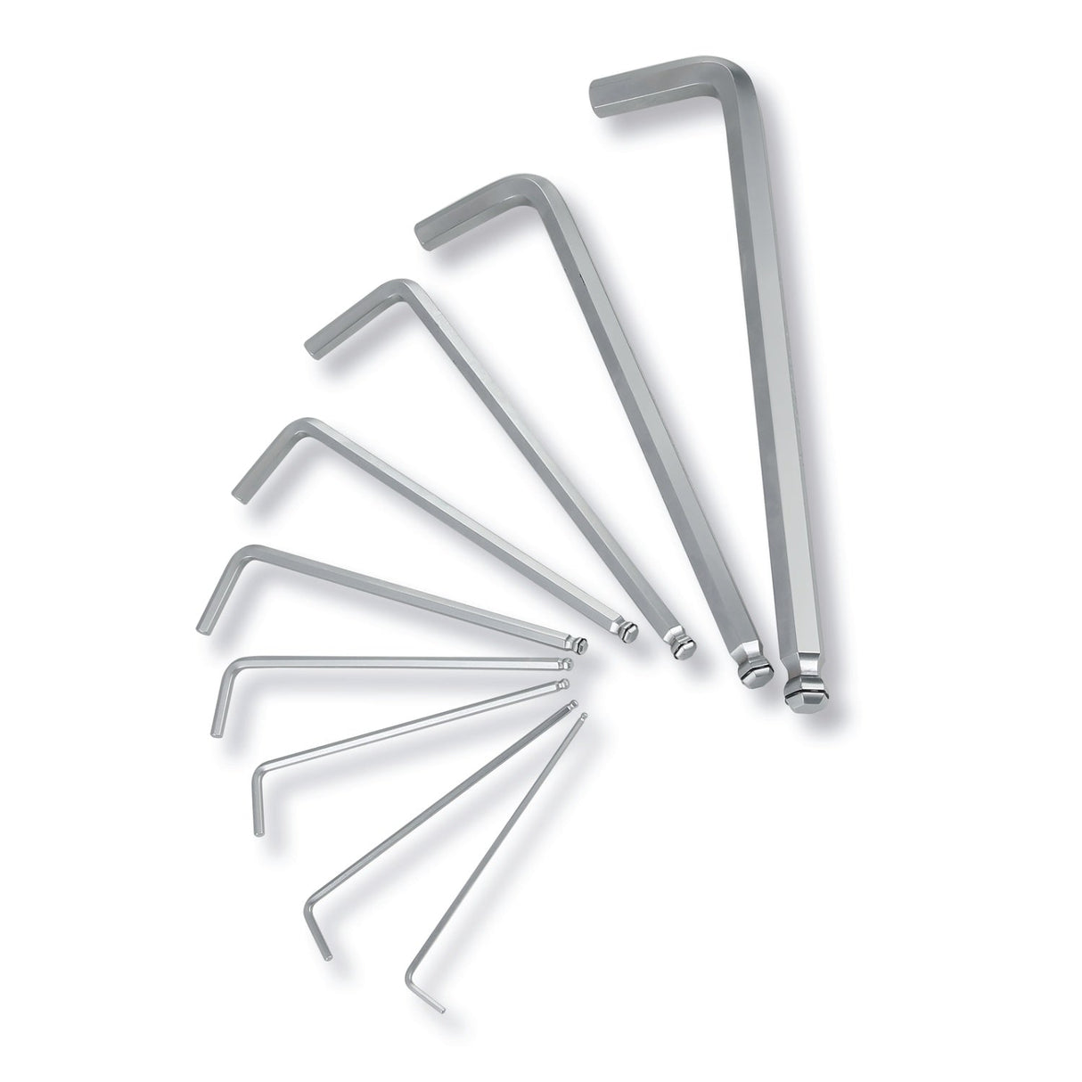 Beta set of offset hexagon key wrenches 9 pcs. with ball head and screw holding system (art. 96BP - HO) with support - 96BP - HO/SC9 - WEB-000961254 - Beta - Trade Counter Direct
