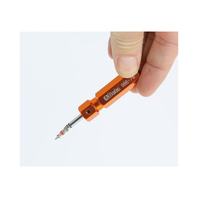 Beta Short Tyre Valve Screwdriver - 986 48 - WEB-009860048 - Beta - Trade Counter Direct