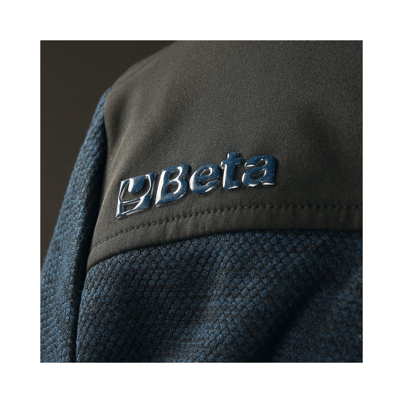 Beta Technical Fleece Hoodie With Softshell Fabric Inserts Size L - 7637B - 7637B L - WEB-076370103 - Beta - Trade Counter Direct