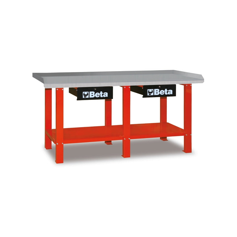 Beta Workbench With 2 Lockable Drawers - C56 - C56 - O - WEB-056000201 - Beta - Trade Counter Direct