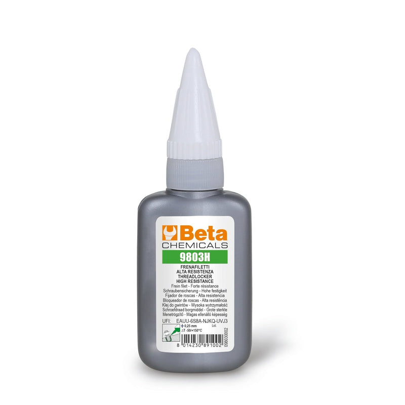 Betachemicals High Resistance Anaerobic Threadlocker 50 Ml - 9803H - 9803H 50 (1 - 2) - WEB-098030005 - BetaCHEMICALS - Trade Counter Direct
