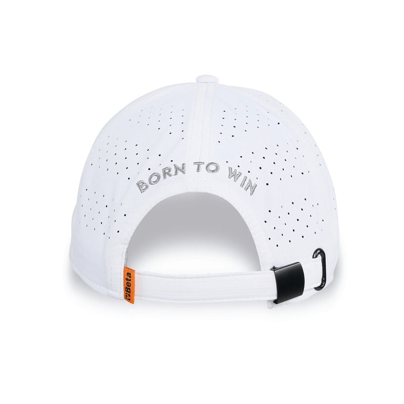 Betacollection Baseball Cap With Curved Visor White One Size - 9525WB - WEB-095251032 - BETACollection - Trade Counter Direct