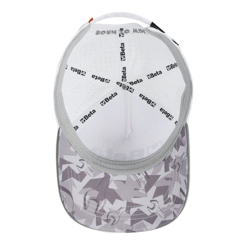 Betacollection Baseball Cap With Curved Visor White One Size - 9525WB - WEB-095251032 - BETACollection - Trade Counter Direct