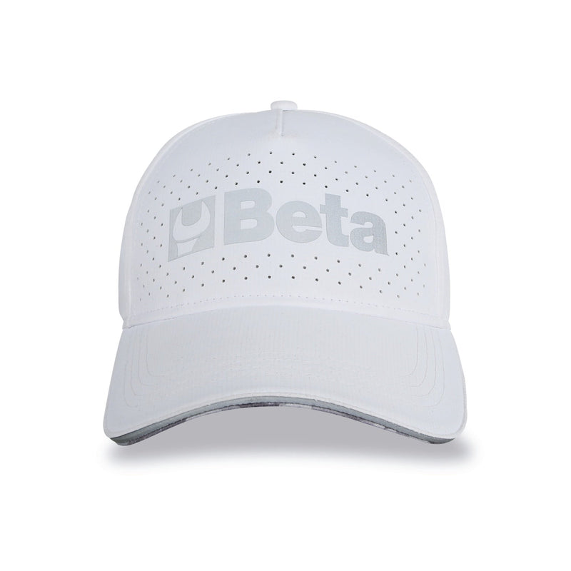 Betacollection Baseball Cap With Curved Visor White One Size - 9525WB - WEB-095251032 - BETACollection - Trade Counter Direct