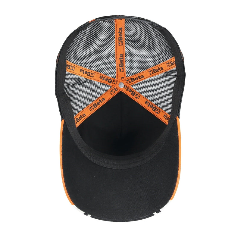Betacollection Trucker Cap With Curved Visor Black - 9525TR - WEB-095250011 - BETACollection - Trade Counter Direct