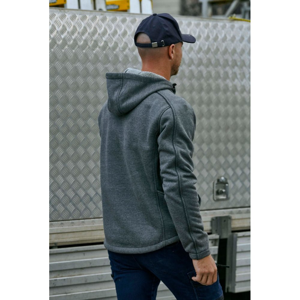 Bisley Flex & Move - Marle Fleece Hoodie Jumper - UKK6983_BCCGXS - Bisley Workwear UK - Trade Counter Direct