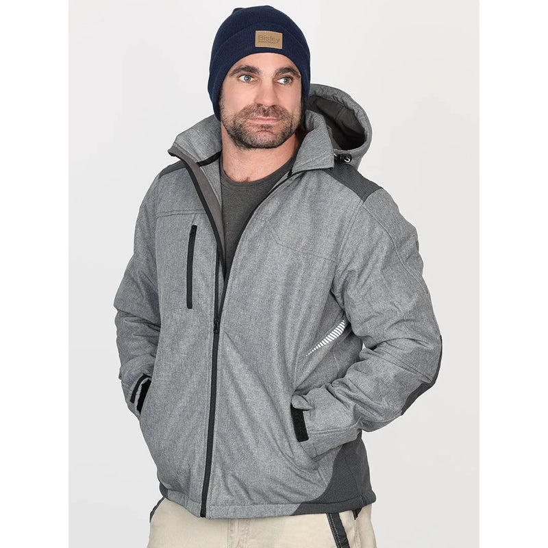Bisley Workwear Flex & Move Shield Hooded Zip Front Jacket - UKJ6937_BCCGXS - Trade Counter Direct - Trade Counter Direct