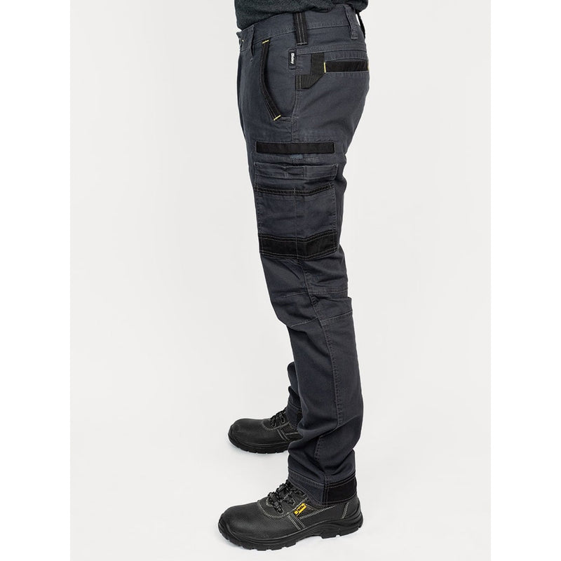 Bisley Workwear Flex & Move Stretch Utility Cargo Trousers - Charcoal - UKPC6331_BCCGR32 - Bisley Workwear UK - Trade Counter Direct
