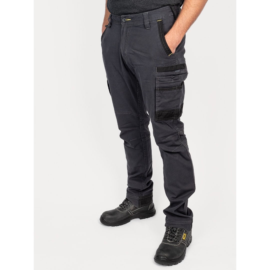 Bisley Workwear Flex & Move Stretch Utility Cargo Trousers - Charcoal - UKPC6331_BCCGR32 - Bisley Workwear UK - Trade Counter Direct