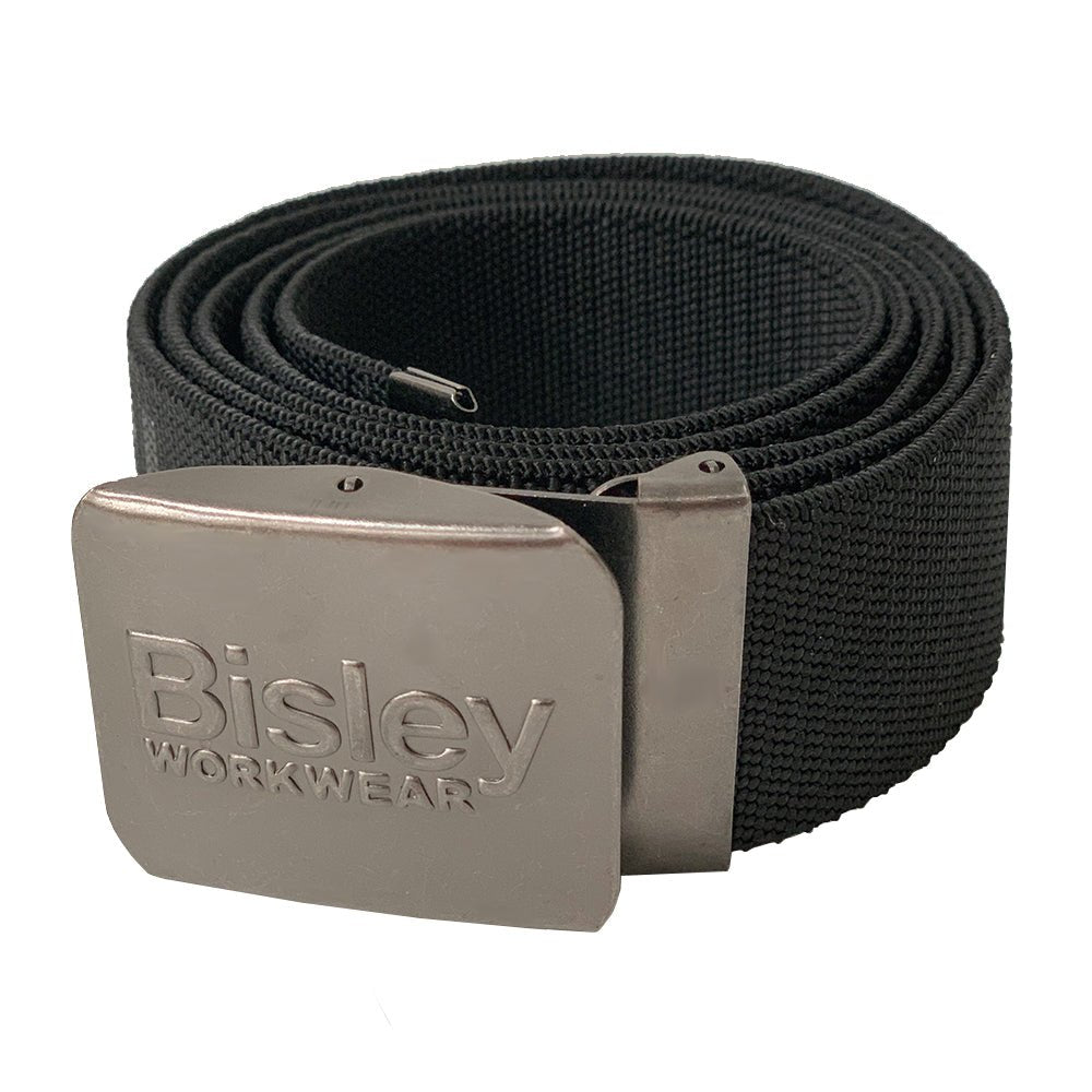 Bisley Workwear One Size Stretch Belt - Black - UKB101_BBLK - Bisley Workwear UK - Trade Counter Direct