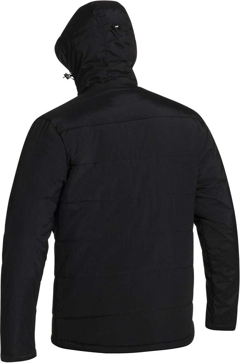 Bisley Workwear Oxford Puffer Jacket With Adjustable Hood - Long Sleeve - Black - UKJ6928_BBLKS - Bisley Workwear UK - Trade Counter Direct